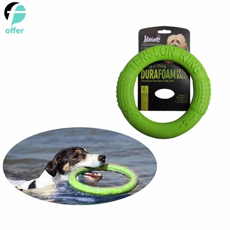 Bague en caoutchouc naturel durable - Grand Tug of War Dog Jouet amusant pour lancer Chase et fetch Jeux exercice et Jouet d'entraînement pour chien