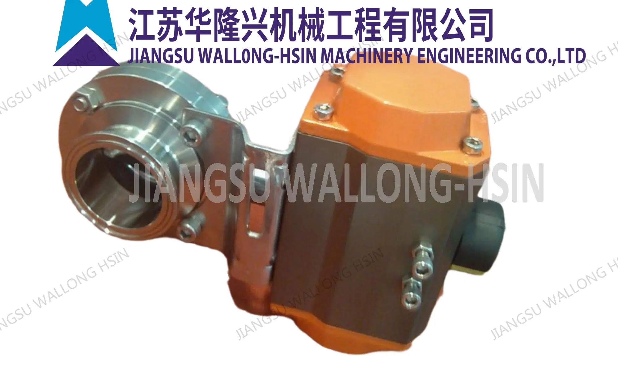 CE/ SGS/ ISO9001 Sanitary Butterfly Valve with Pneumatic Actuator