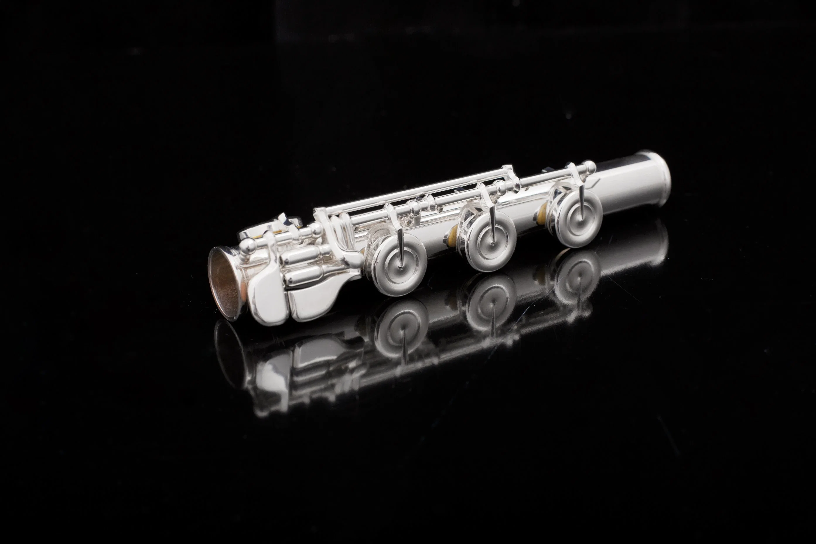 All Silver Body Mechanics Handmade Flute S2 Pads