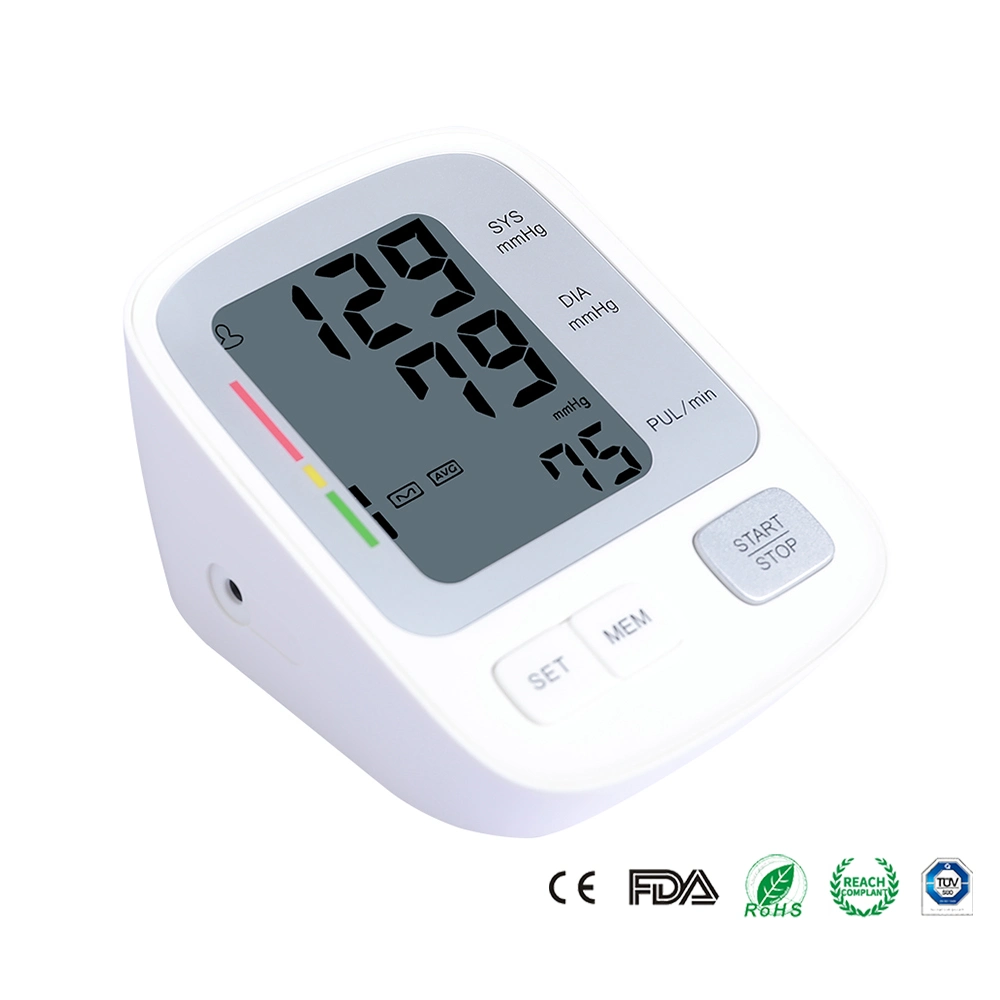 OEM Brand Automatic Digital Bp Monitor Electronic Sphygmomanometer Upper Arm Blood Pressure Monitor