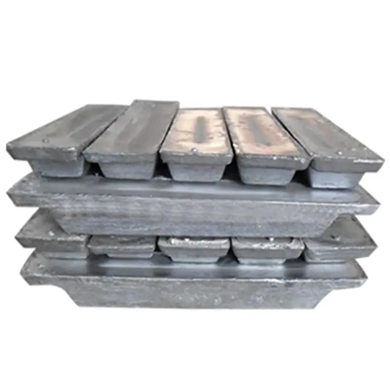 Gros lingots de plomb de haute qualité Ingot de zinc 99.995% avec faible Prix de l'action