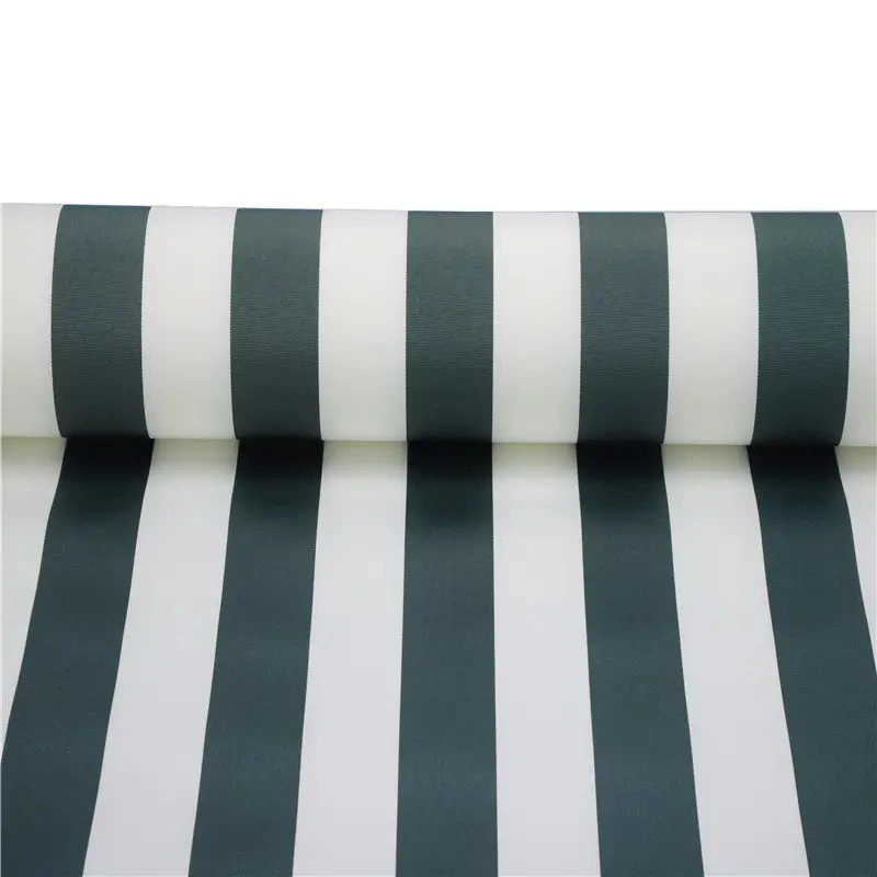 High quality/High cost performance Dyed Sunshade Stripe Oxford Solution Dyed Marine Grade Fabric for Outdoor Furniture Awning Tent