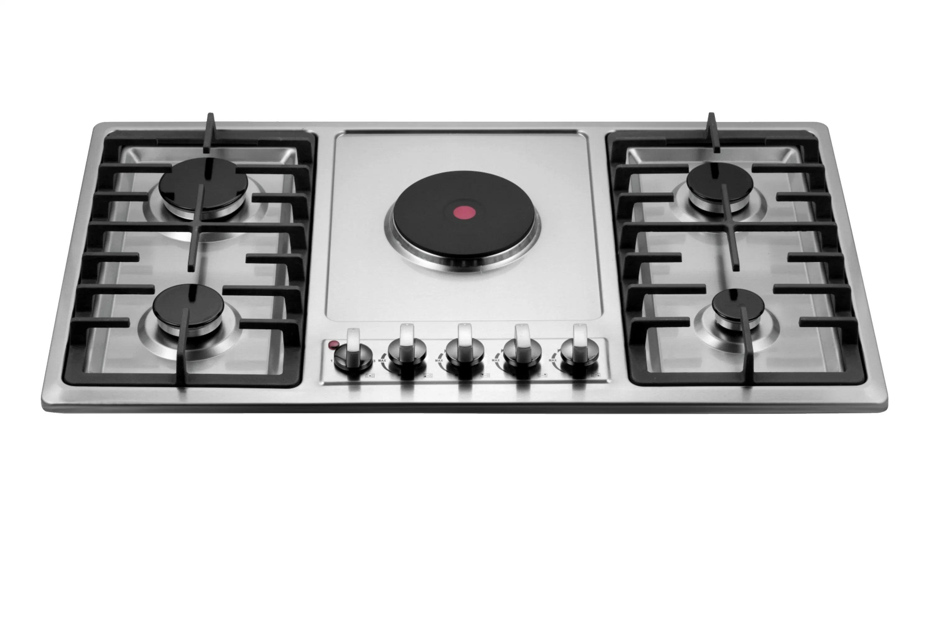 CE Certification Built in Electric with Gas Cooker 5 Burner