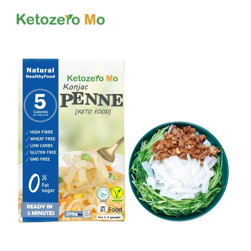 Ketozero Mo production de qualité supérieure nourriture du matin Macaroni légume court Tapez nouilles