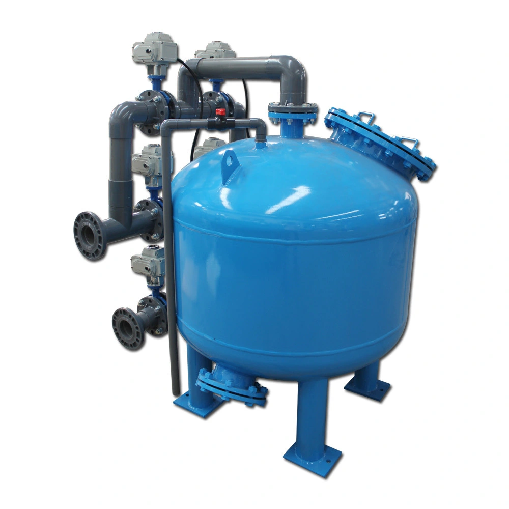 Industrial Circulating Water Manual Control Bypass Sand Filter