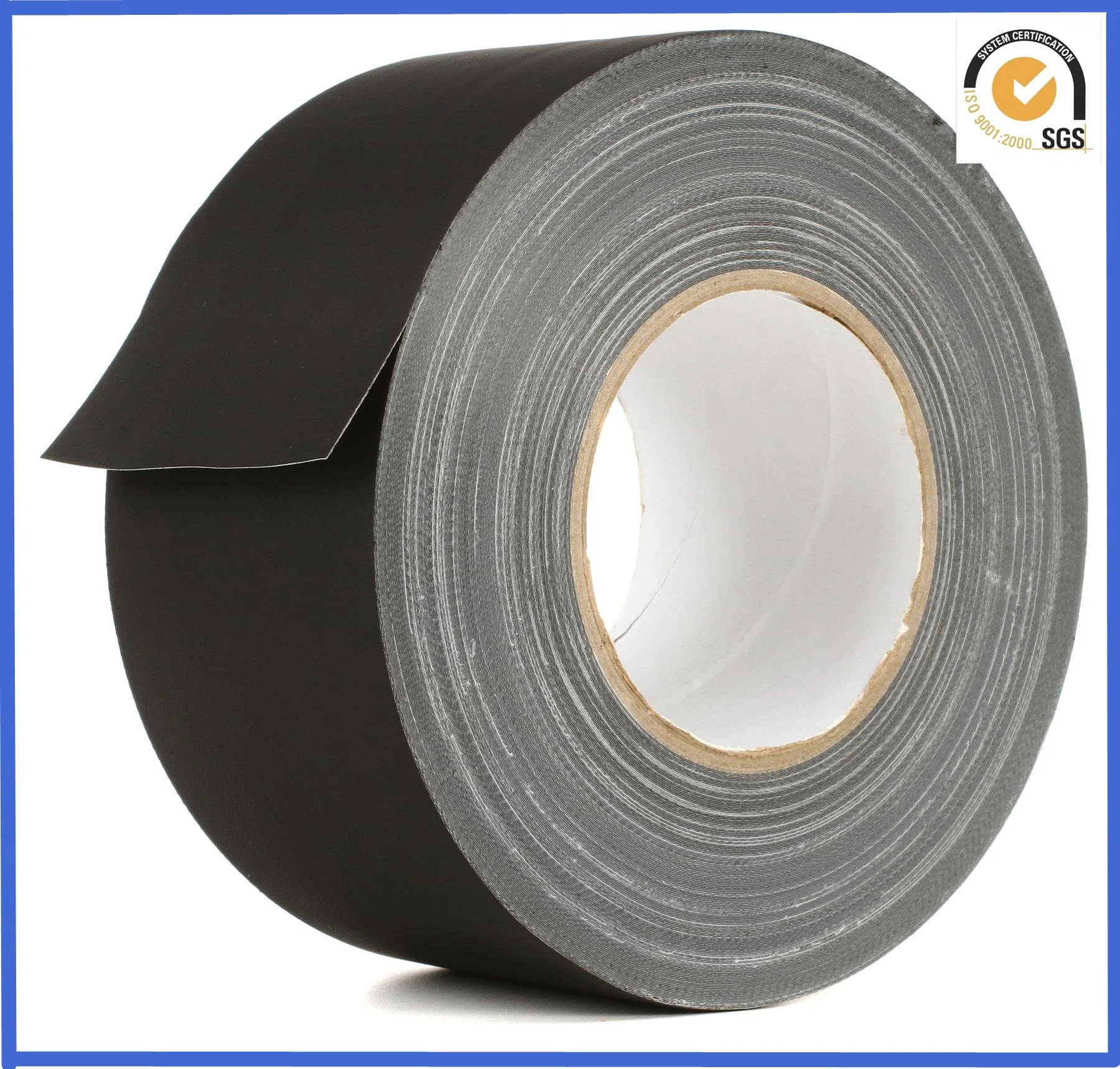 Free Sample Matte Black Gaff Gaffer Cloth Duct Tape