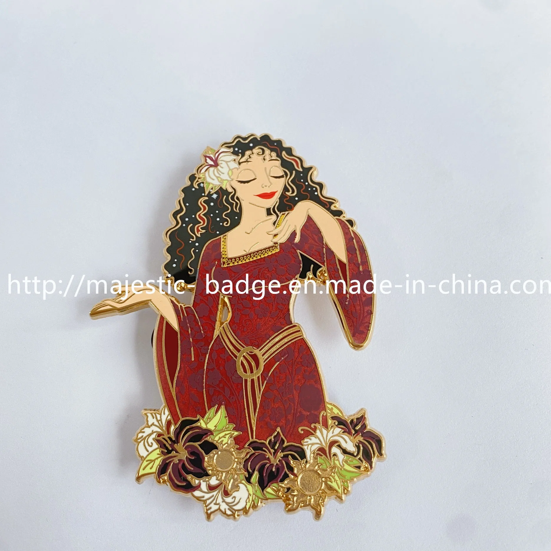 Custom Gold Plating Hard Enamel Lapel Pin