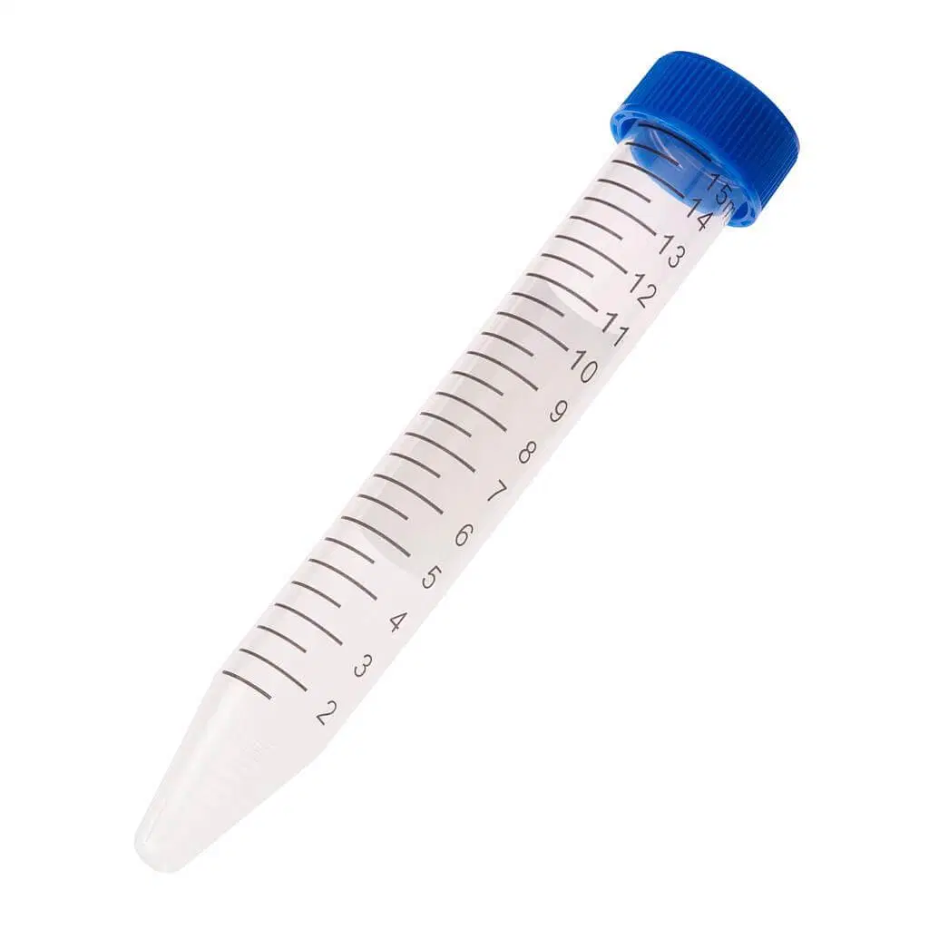 Laboratory Plastic 15ml Conical Centrifuge Tube with Screw Cap