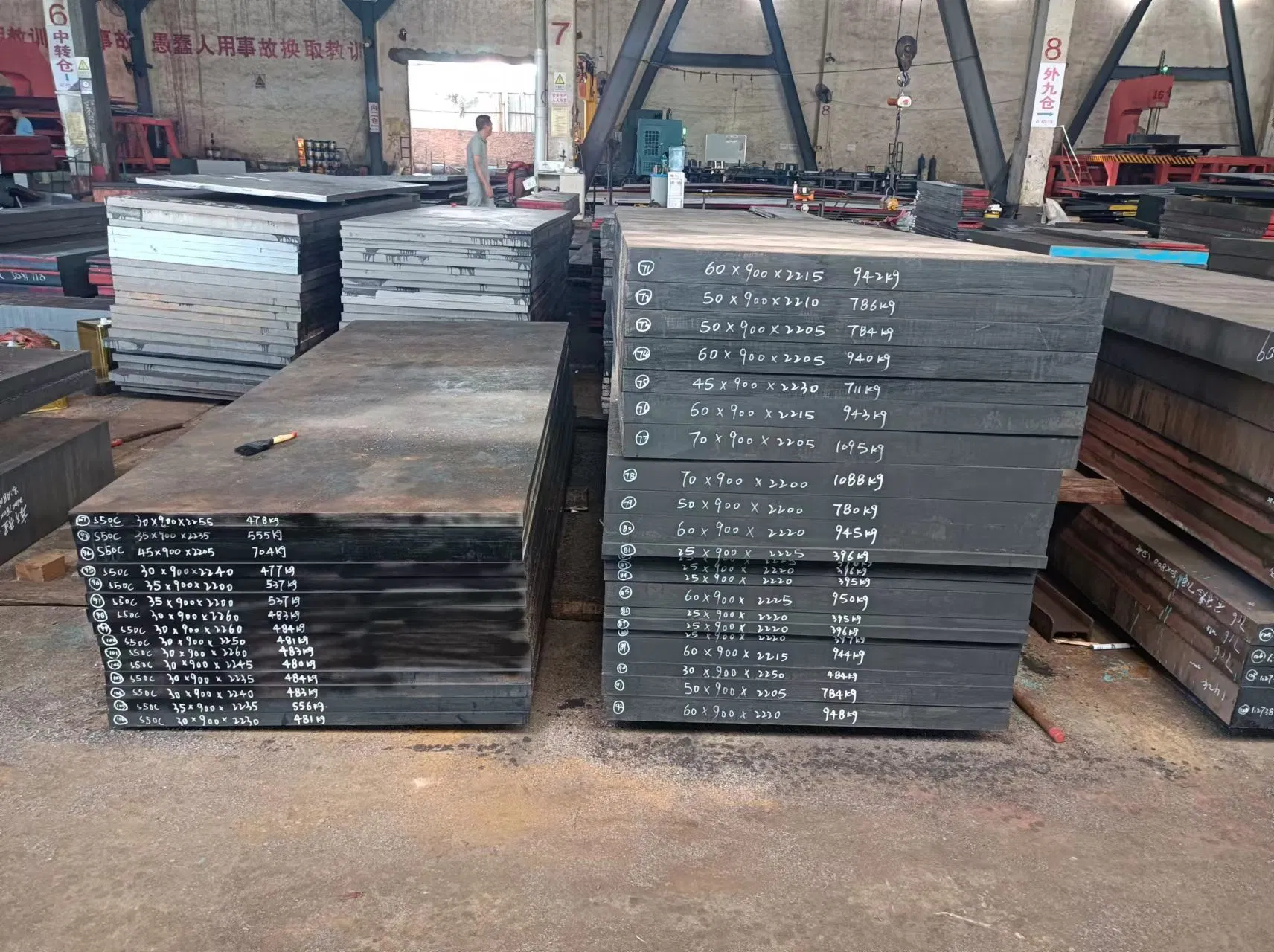 1050/S50c/1.1213 Forged Steel Plate/Hot Rolled Steel Flat Bar/Carbon Structural Steel Block/Tool Steel Bar