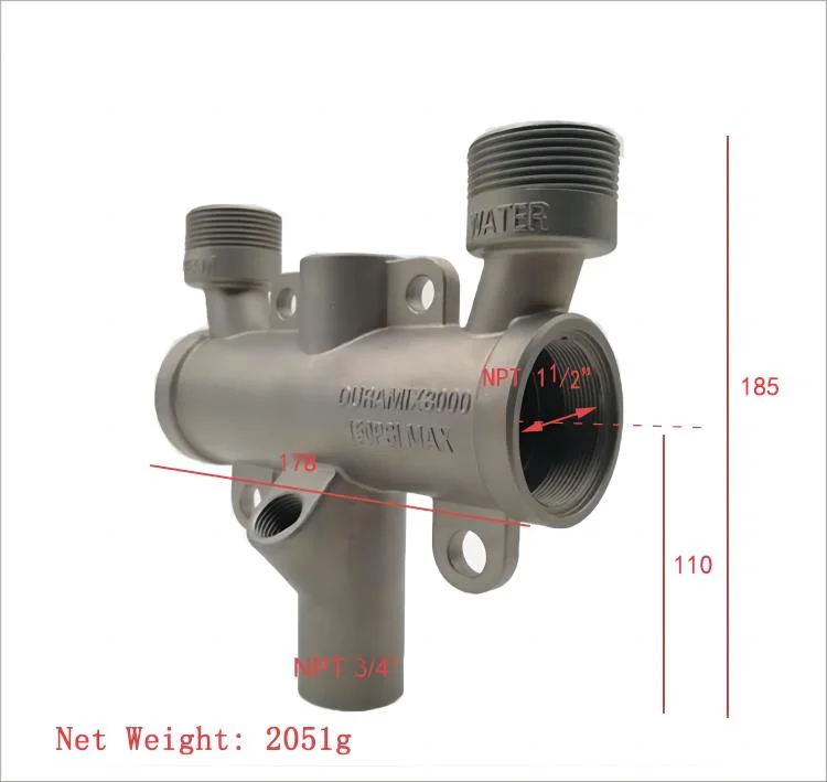 OEM-Präzisionsguss 304 316 Edelstahl Dampfventil Körper Gussteile