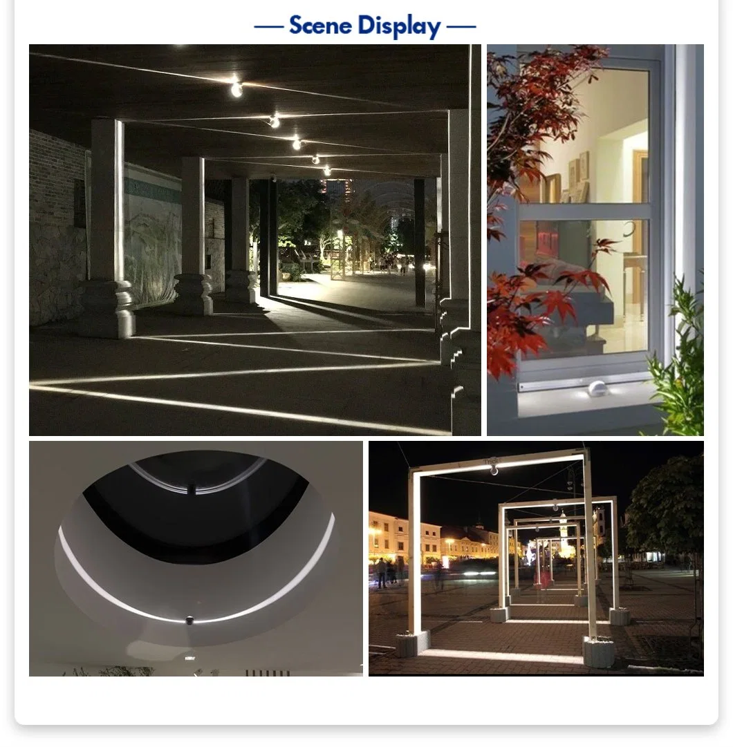 Hot Sales Aluminum 10 Degree LED Window Sill Lamp for Landscape Shadow Wall Light