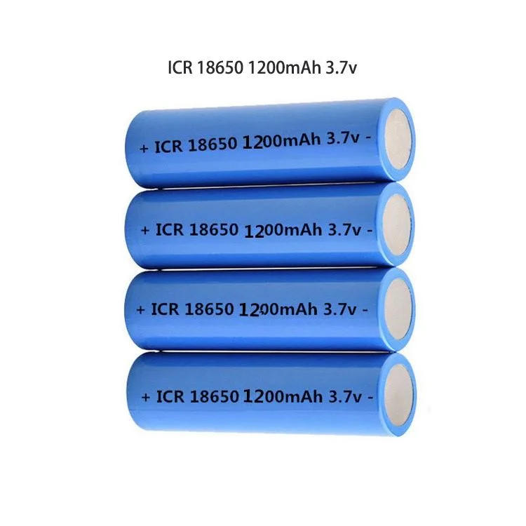 High Quality 18650 Lithium Ion Battery 3.7V 1200mAh Rechargeable Li-ion Battery Cell
