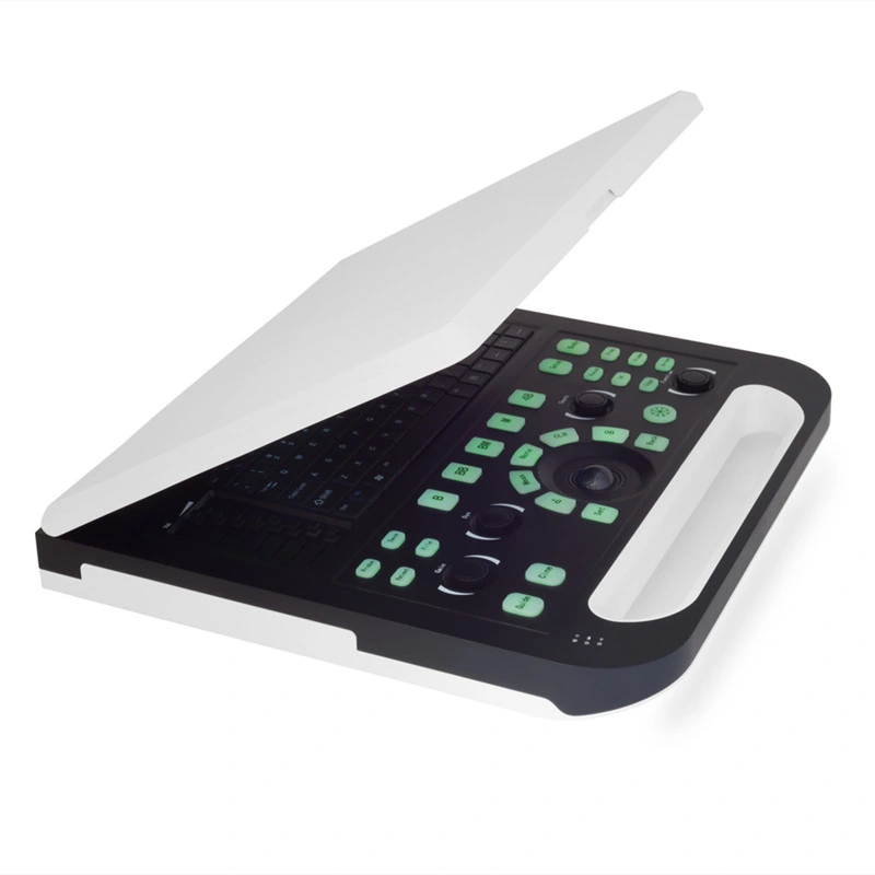 Krankenhaus-Diagnostikausrüstung Schwarz Weiß Voll Digitaler Laptop-Ultraschallscanner Maschine mit hochwertiger Bildanzeige