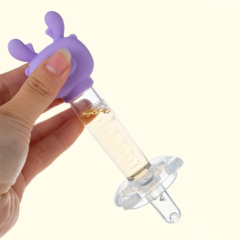 Eco-Friendly Professional Infant Silicone Syringes Medical Feeding Tool