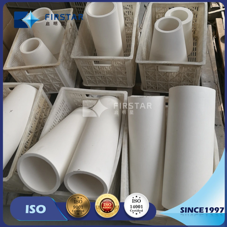 High Alumina Ceramic Sleeve for Steel Pipe as Per Customized Size Request