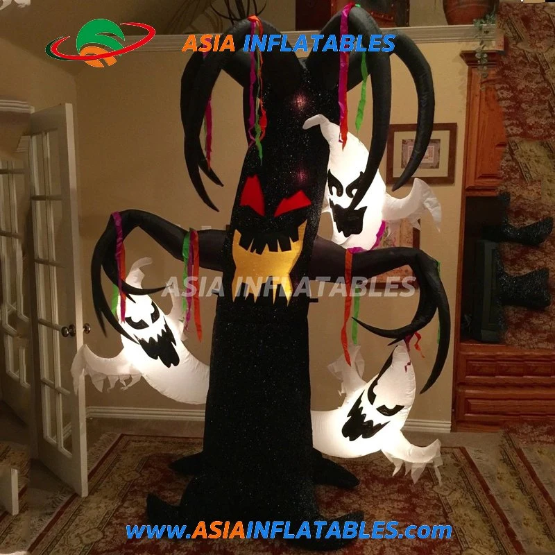 Inflatable Ghost with LED Light, Halloween Decoration