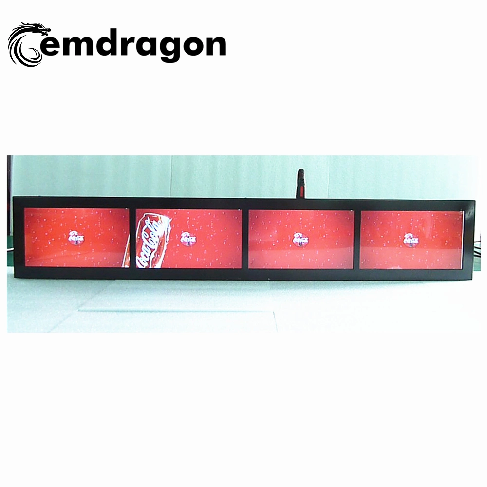 5 Inch Taxi Headrest Indoor Advertising Video Screen LCD Digital Signage Real HD Media Player Digital Advertising Box