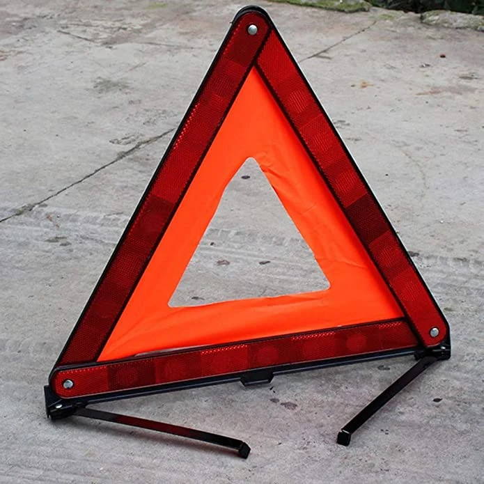 Warning Triangle, Foldable Emergency Reflector Roadside Hazard Sign