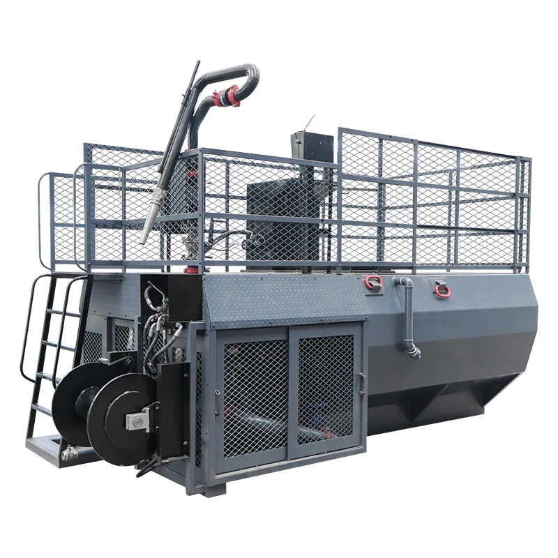 Diesel engine Green Equipment soil hydroseeding machines for slope mountain conservation