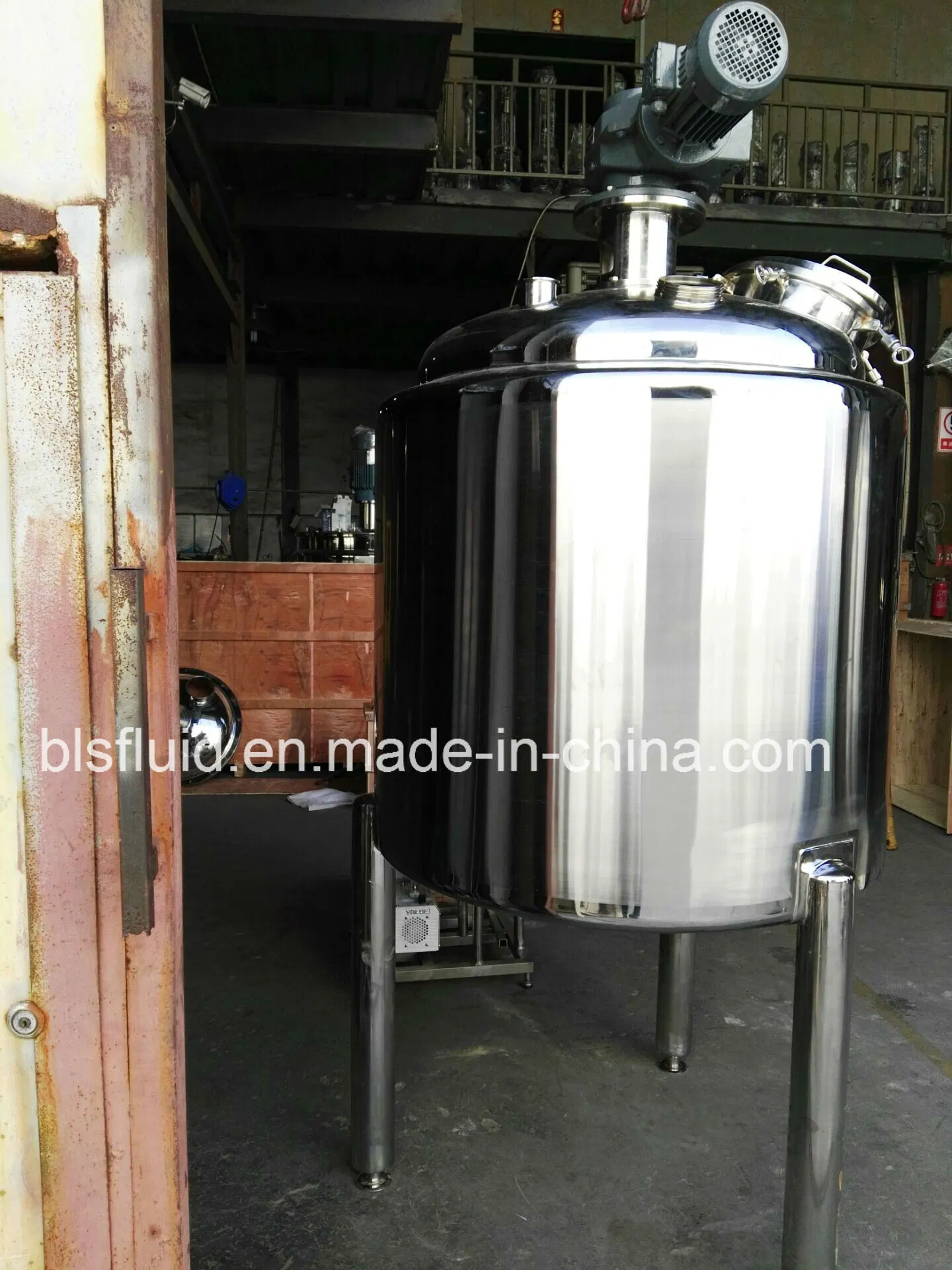 Jacketed Heating Stainless Steel Liquid Mixer Vessel