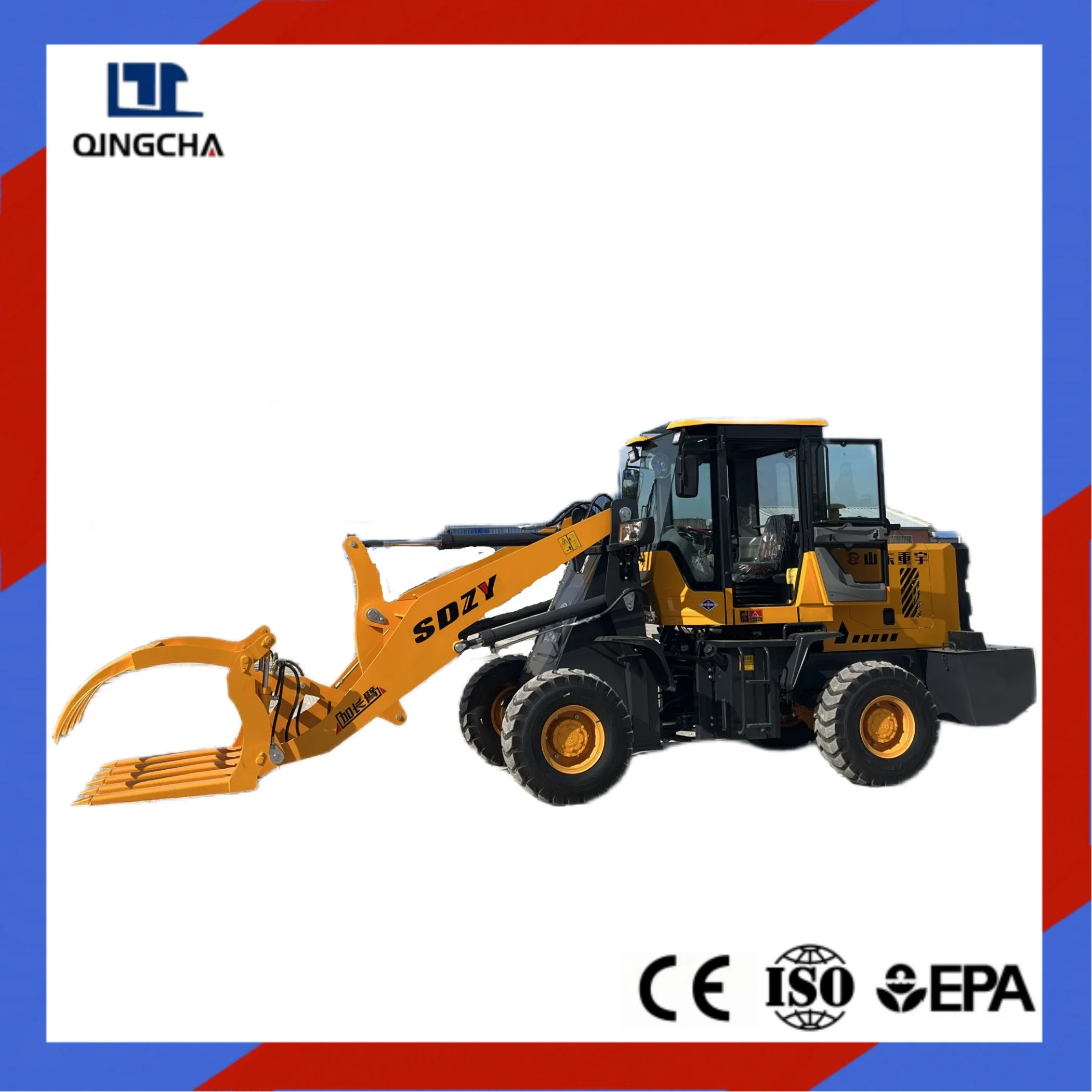 China Manufacturer Diesel Small Wheel Track Mini Wheel Loader with CE EPA