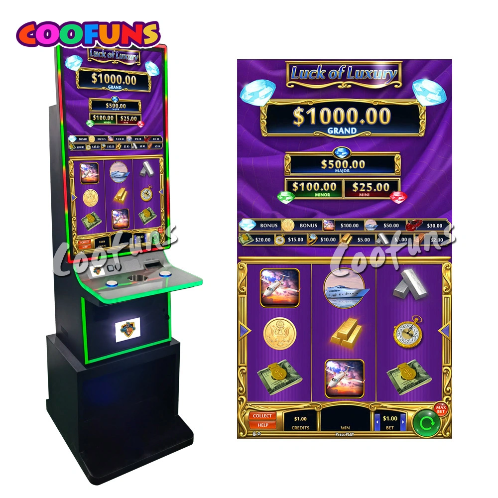 Casino Jeux de compétences verticale Aurora 1 Arcade Slot Machine pour la vente