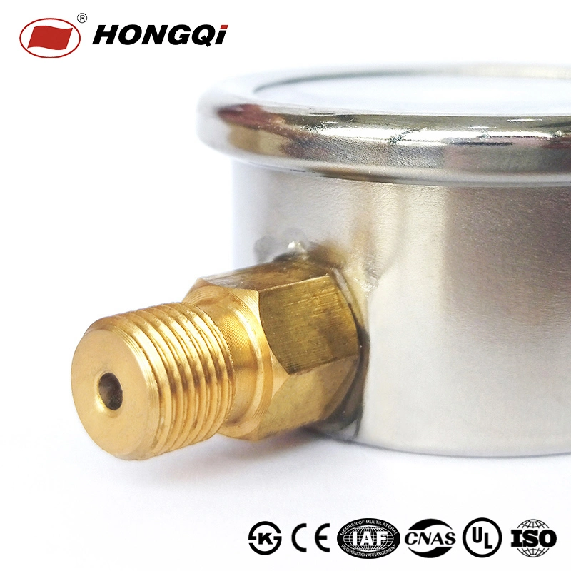 Hongqi 1.5" Cheap Price Silicone Oil/Glycerine Liquid Filled Pressure Gauge