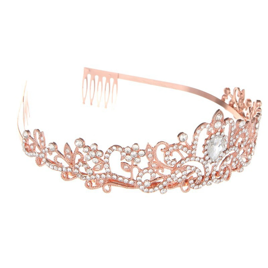 Mode bandeau de la Couronne de cristal Accessoires de cheveux partie des fournitures