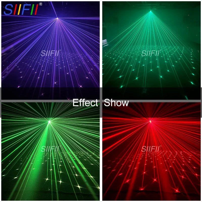 2W Rainproof en color blanco o RGB cielo estrellado Star DMX Proyector de luz láser de parte de la luz de la decoración de jardín