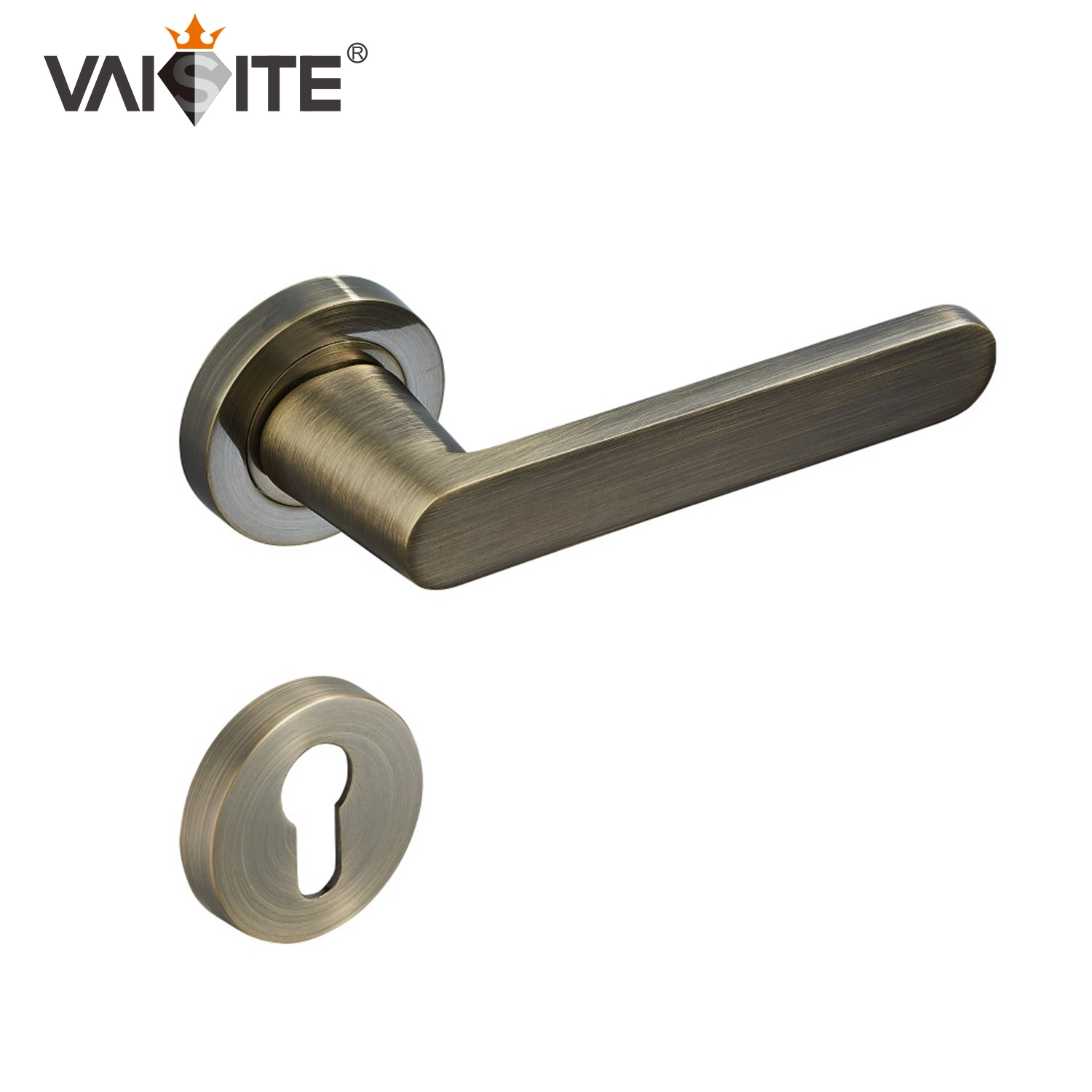 Vaisite 2022 Newest Popular Europe Style Modern Zamak Lever Handle on Rosette for Security Door