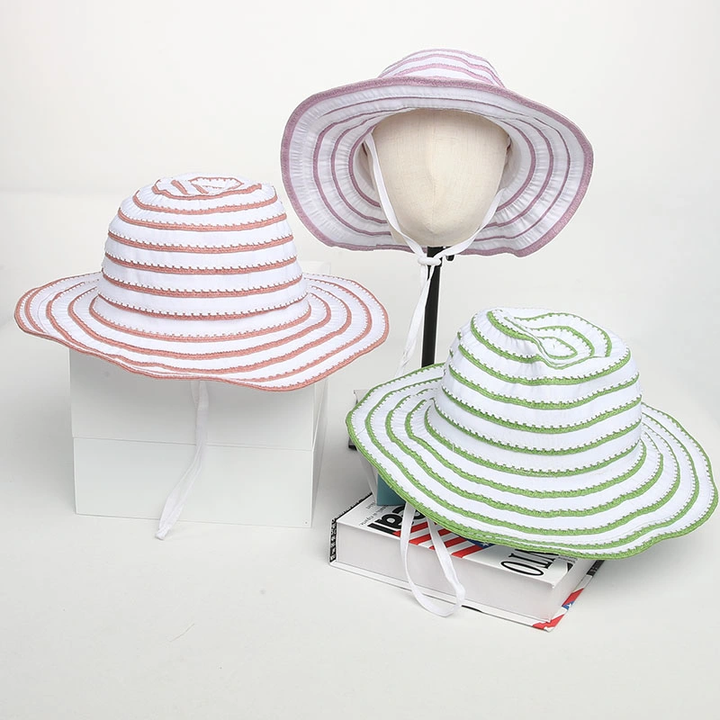 Customizable Breathable Lightweight Wide Brimmed Children&prime; S Hat Visor