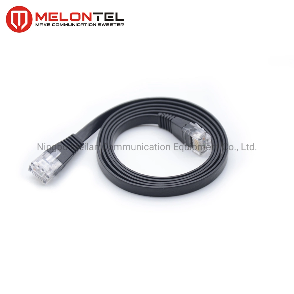 Cat. 5e Cat. 6 Ethernet Flat Cable RJ45 Connector LAN Cable