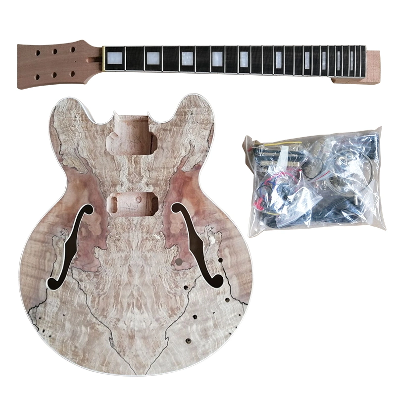 Famous Brand Aiersi Developed DIY Kit Es Style Electric Guitar Set