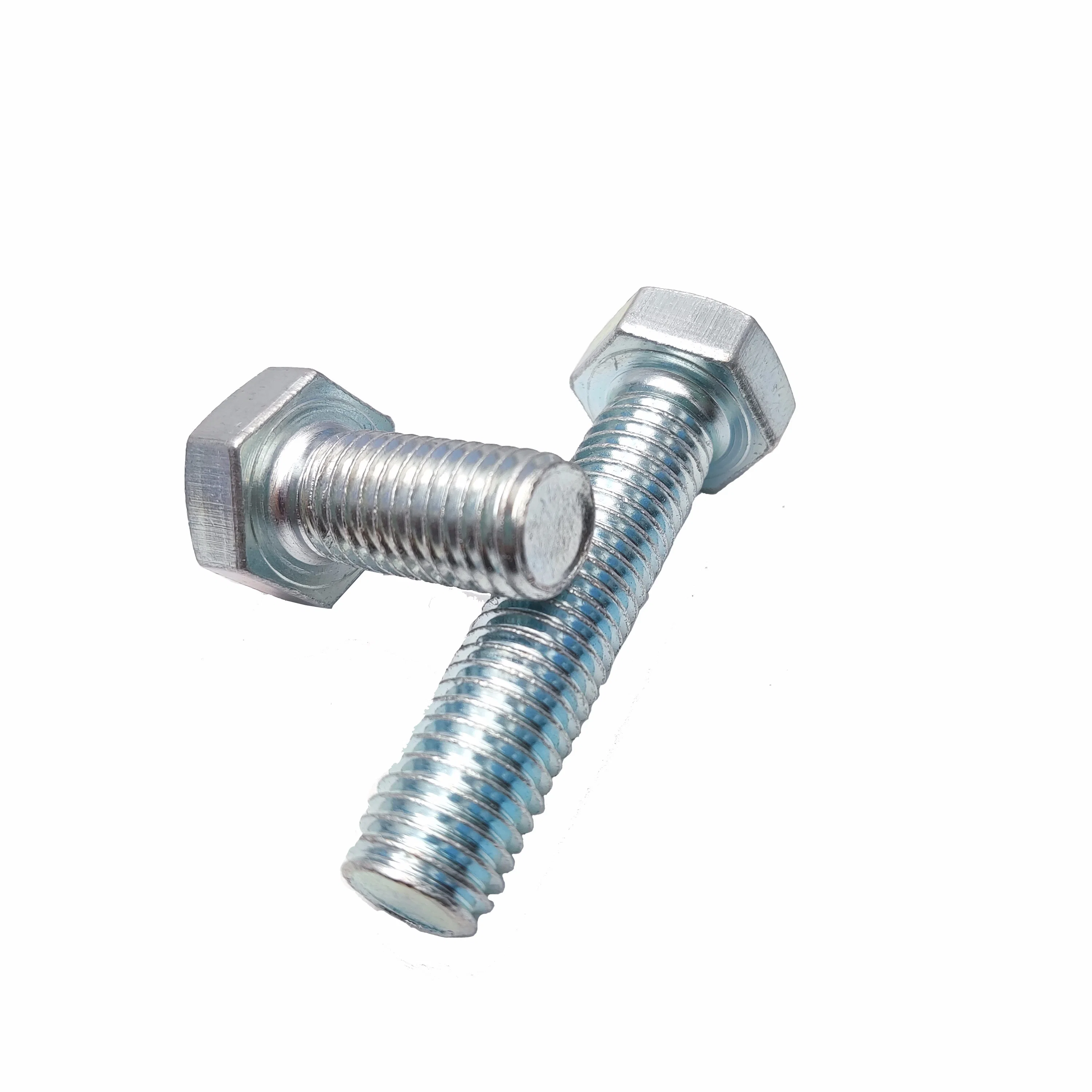 China Manufacturing Wholesale/Supplier Price Grade 8.8 Bolt and Nut Screw Washer DIN931 DIN933 Metric Stainless Steel Galvanized Hex Bolthot Sale Products