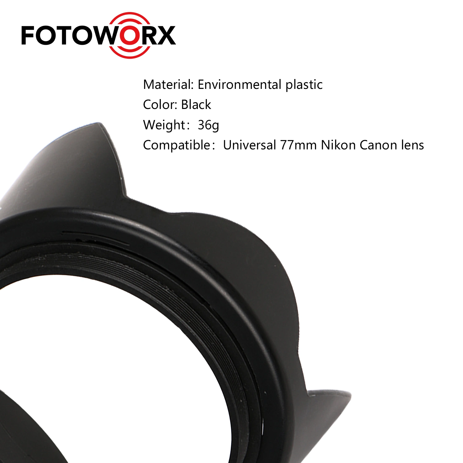 Universal Lens Hood for Nikon Canon Sony DSLR Camera Lens Cover