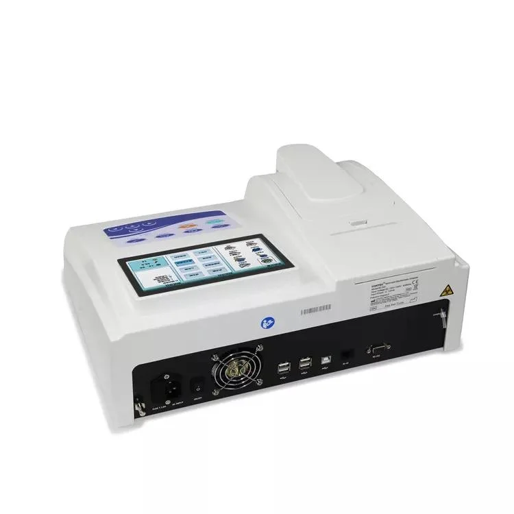 Hospital Lab Semi Automatic LCD Biochemistry System Clinical Chemistry Analizador Poct Analyzer