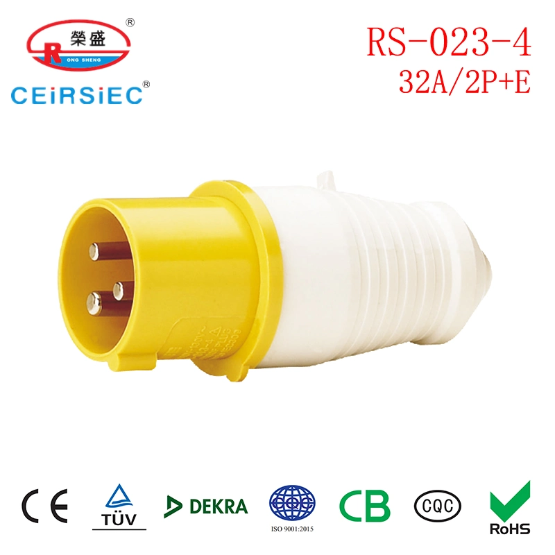 Resistente al agua de 32 amp a 3P 110V enchufe macho Industrial