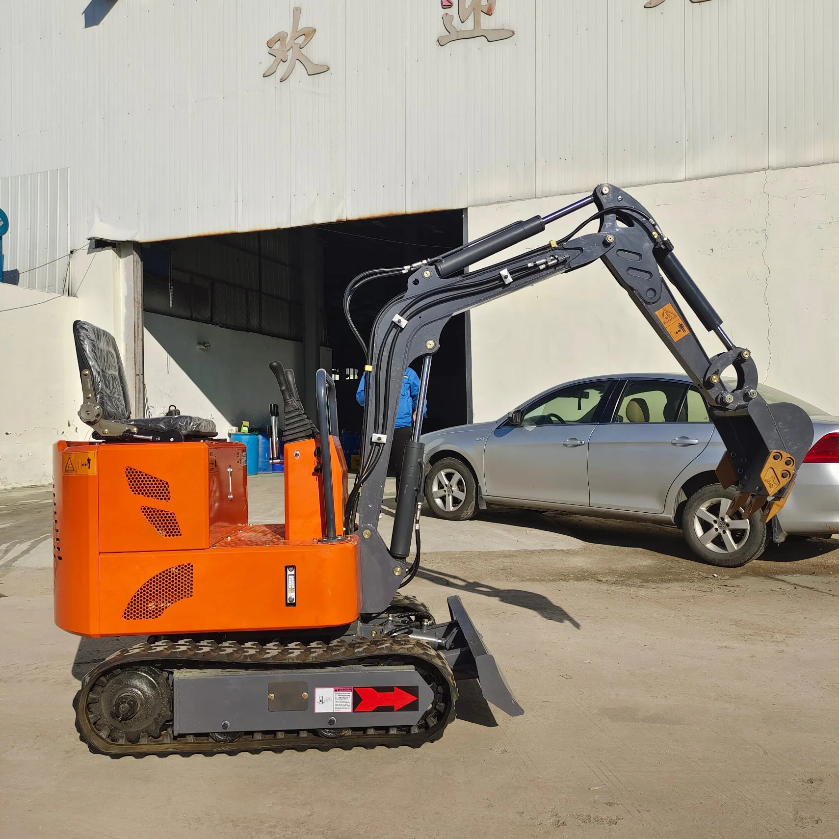 High quality/High cost performance  Hot Sale 1ton Mini Small Micro Hydraulic Excavator Digger Bagger Mini Bagger Farm Machinery