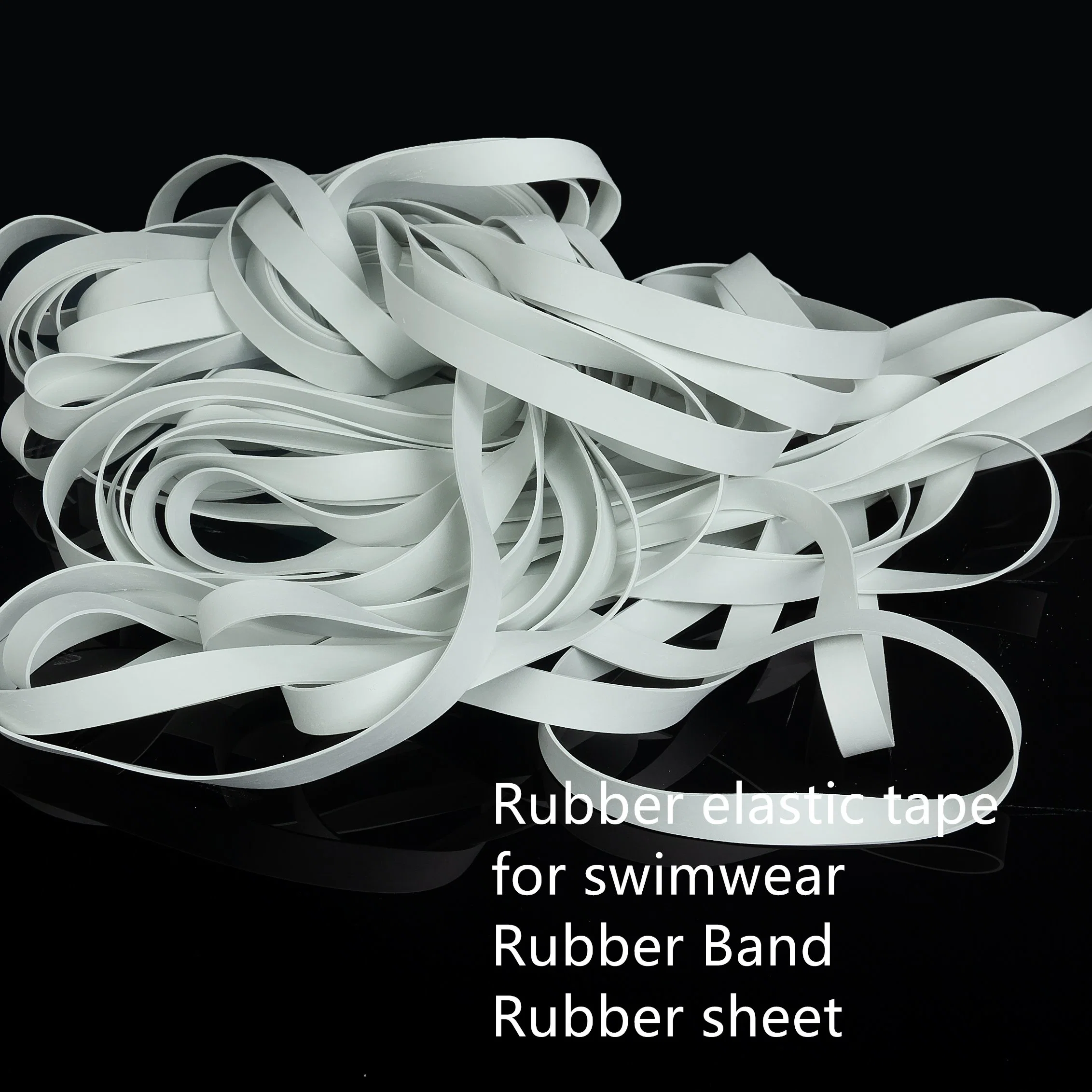 10mm Natural Rubber Elastic for Swimwear's Waitsband