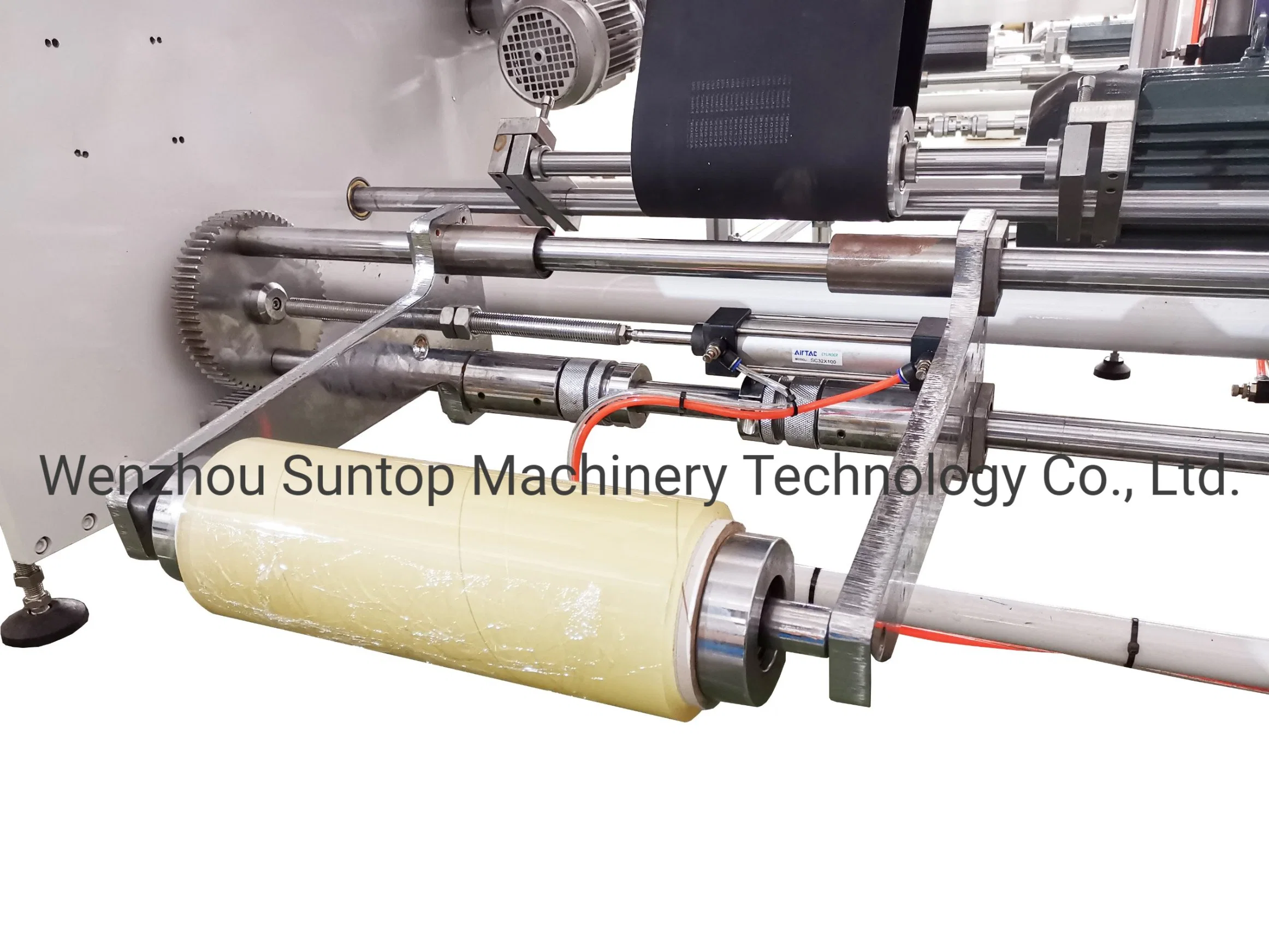 Full Automatic Stretch Film Cling Film Rewinding Rewinder Machine with 5 Shafts