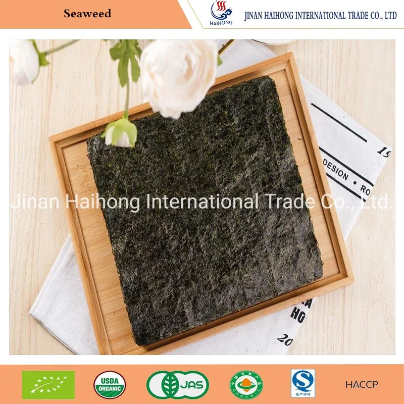 Wholesale Price Roasted Yaki Sushi Nori BBQ Flavour Seaweed Spicy Seaweed Seaweed Snacks