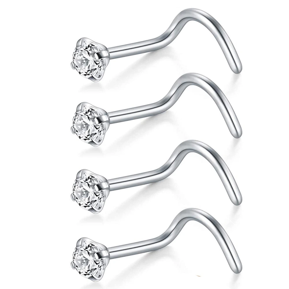 Wholesale/Supplier Titanium Alloy S-Shaped Nose Ring Body Piercing