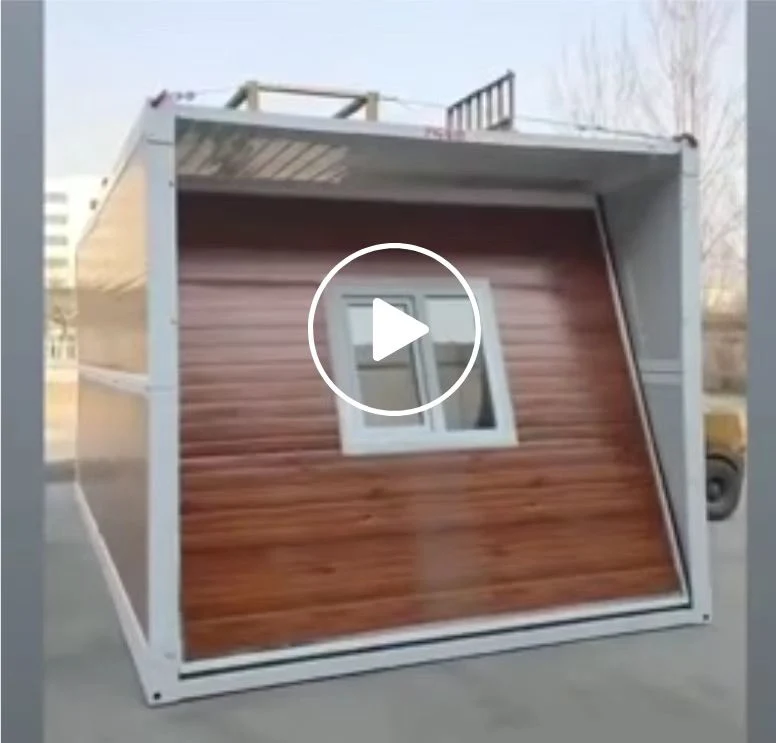 CS Upgrade Folding Container House in Wooden Color as Dormitory House