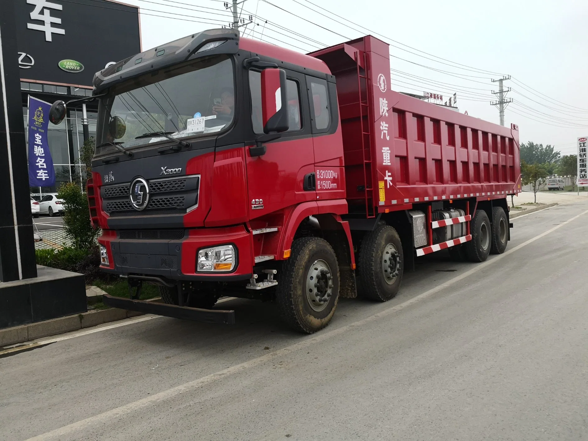 شاحنة تفريغ Shacman F3000 6X4 للبيع الساخن مع المحرك 385HP