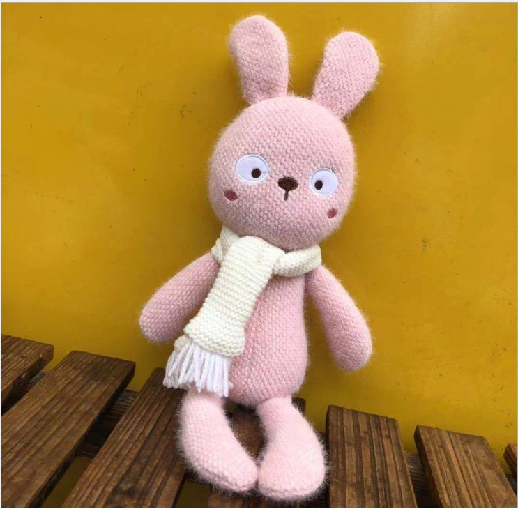 Toy Scarf Rabbit Mouse Doll Bow Tie Plush Series Children&prime; S Bed Playmate