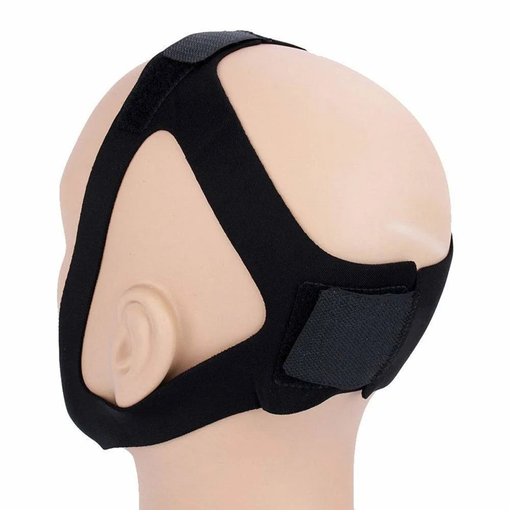 Elástica ajustável em neoprene Anti Parar Ronco Dispositivo Correia correias do queixo