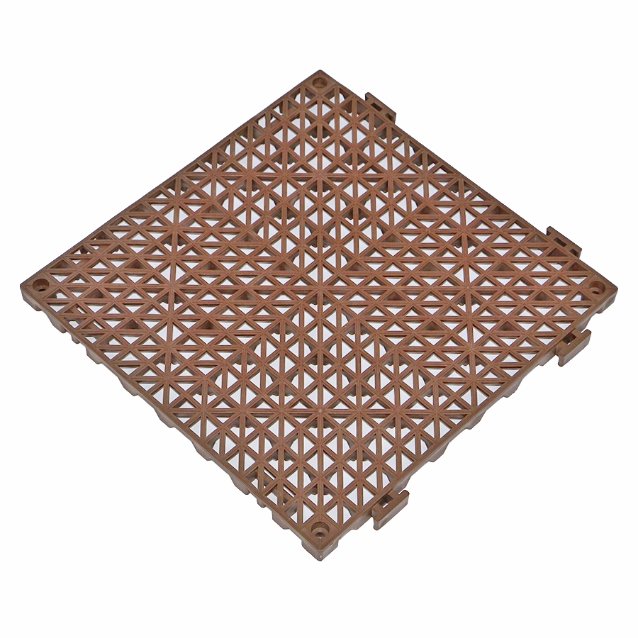 Carreaux de sol à verrouillage en PVC pour usage intérieur et extérieur. UV stable (sauf blanc)