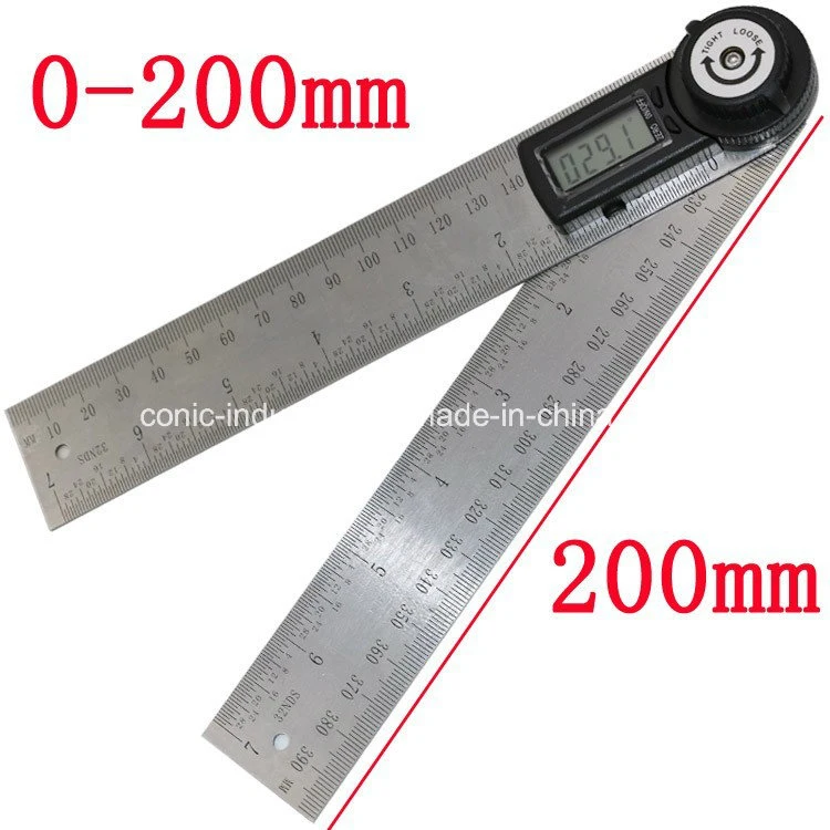 500mm Digital Level Measuring Tool Stainless Steel Waterproof Electronic Angle Gauge