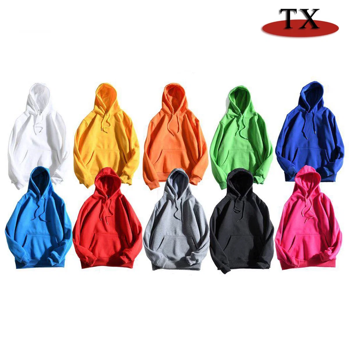 100% Cotton Sports Wear Sweater Clothing for Fleece Fabric Hooded Woolen Varsity Jackets with OEM Service