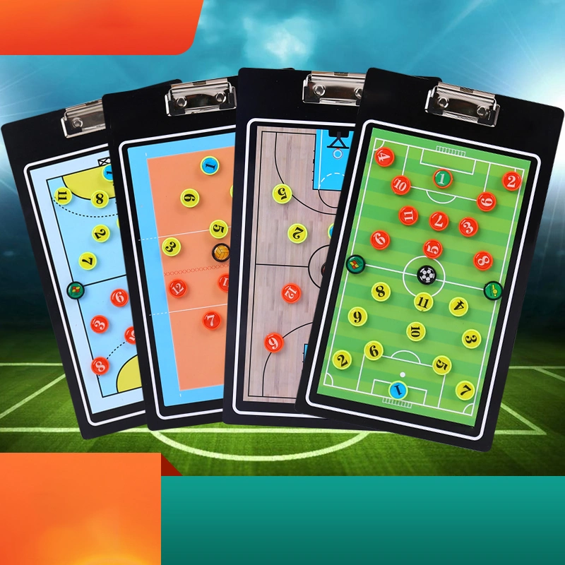 Tabla de entrenamiento de fútbol mayorista, tabla de tácticas de fútbol, kit de tabla táctica magnética con borrado en seco, tabla táctica de fútbol